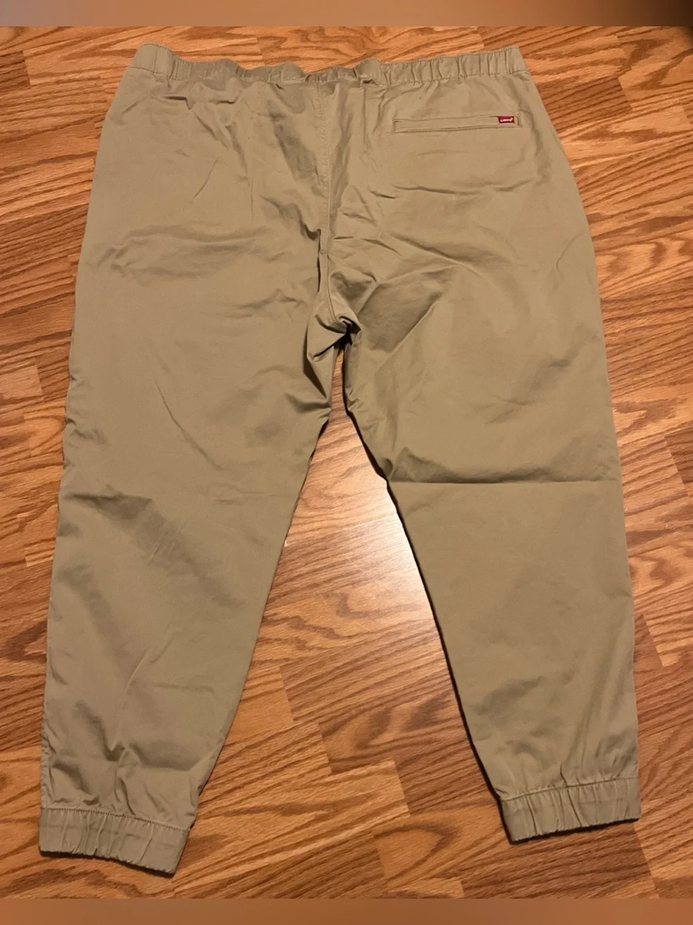 LEVI'S XX Chino Men's Big & Tall Beige Stretch Tapered Joggers-Size 3XL